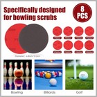 Bowling Ball Sanding Pad Set 8 Pack Bowling Ball Surface Sanding Pads Bowlin