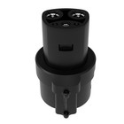 Wheelership Black Charging Adapter For Tesla Vehicle To J1772 Chargers 80a 25   