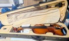Cecilio Violin With D addario Prelude Strings  1 2-size - Natural Varnish-
