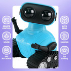 Robot Toy - Rechargeable Emo Rc Robot With Auto-demo For Kids  Age 3  - Blue