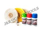 Vct 7pc Buffing Kit For Drill 4  Wheel For Polishing Metal Steel Iron Aluminum 
