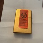 Zippo Windproof High Polished Brass Lighter    254b  New In Box