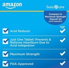 Basic Care Maximum Strength Famotidine Tablets 20 Mg Acid Reducer Pills For H   