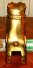 Old Mack Truck Hood Ornament Gold Heavy Bulldog Base Design Patent  87931  ex  