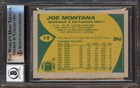 49ers Joe Montana Signed 1989 Topps  12 Card Auto Graded Gem 10  Bas Slabbed