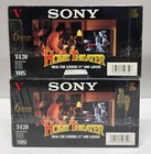 2 Pack Sony Home Theater Vhs Video Tape Blank T-120 6 Hour 41  Screens New