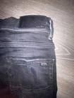 Amiri Mx1  Black  Cracked Pink Distressed Denim