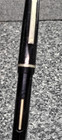 Vintage Osmiroid 65 Fountain Pen Black Chrome Lever Fill Gold Nib Made England
