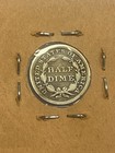 1849 6 Seated Half Dime U s Silver Coin     Xf