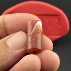 Rare Antique Old Near Eastern Carnelian Stone Intaglio Seal Bead