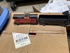 Louis Marx O Gauge Post War Tin Train Lot W  Transformer  Track   Cars