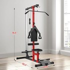 Lat Power Cable Machine Adjustable Lat Pull Down  row Cable Machine For Home Gym