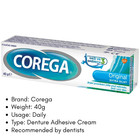 Corega Extra Strong - Denture Adhesive Cream - 40g