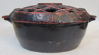 Cast Iron Wood Stove Steamer Pot Fireplace Humidifier Red Enamel John Wright