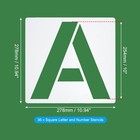 10 Inch Letter Stencils Number Stencils  Alphabet Templates Numbers Stencil 36pc
