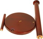 Wooden Tissue Paper Holder Toilet Bathroom Paper Roll Holder Rack Freestanding