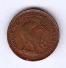 Cameroun Cameroon Fran  ais Libre  free French  50 Centimes 1943  cam33-2 