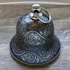 Handcrafted Motorcycle Bell - Custom Bell Made From 1977 Silver Jubilee Crowns 