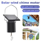 Us Solar Powered Wind Spinner Motor Wind Chime Ornament Hanging Rotating Motor