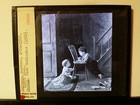  lunch Time   Jonathan Eastman Johnson  Magic Lantern Glass Slide