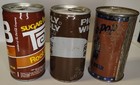 3 Root Beer Soda Steel Top Cans Tab Piggly Wiggly Can A Pop