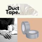 3  X 60 Yards Silver Duct Tape Utility Grade Sealing Tapes Choose Your Mil   Qty