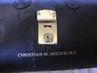 Vintage Leather Doctor Black Professional  Case M-25216 With Keys Personalized