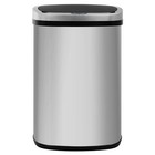 Auto Sensor Touchless Trash Can Kitchen Garbage Bin 50l 13g Stainless Steel