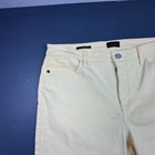 Talbots Yellow Cropped Jeans Women   s 10 Slim Fit Stretch Denim Casual Pants