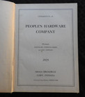 1925  peoples Hardware Company Gary  In  Blacksmith Tools Hardware Catalog Rare