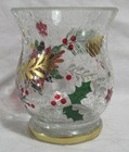 Yankee Candle Crackle Votive Tea Light Holder Vtl h Hurricane Poinsettia
