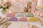 Personalized Wedding Place Cards   Custom Name Settings  Elegant Table Decor