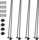 Hairpin Table Legs 28 Inch  3 8  Solid Metal Legs For Diy Bench Desk Chairs D   