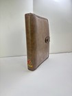 Brown Leather Day Timer 7 Ring Binder Organizer 9 25    X 7 25