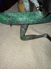 Frogman Tim Cotterill Bronze Frog Sculpture Signed Dragonfly