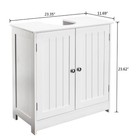 Ktaxon Bathroom Vanity Cabinet Under Sink Space Saver With Double Doors  White