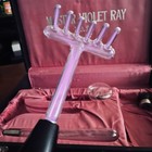 Antique Master Violet Ray No  2b Electrotherapy Set - Lights Up  3 Wands Working