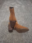 Aldo Women   s Brown Suede Ankle Boots     Size 8 5     Block Heel