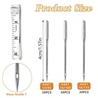 90 Pcs Sewing Machine Needles Universal Sizes 90 14 100 16 110 18 Heavy Duty    