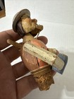 Vintage  Mechanical Bottle Stopper - Hand Carved