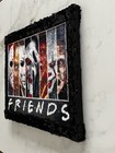    friends To The End    Horror Cross-stitch     Framed In Black Sequins