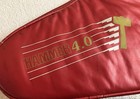 Wilson Hammer 4 0 Racquetball Racquet W  Case Dual Taper Beam New Grip Wrap Vgc