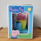Hasbro Peppa Pig Great Smile Set Toothbrush Holder And Rinse Cup 3 Piece Set New