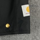 Carhartt Firm Duck Canvas Insulated Snap Hood Mens 2xl-5xl Black Oh2368-m New