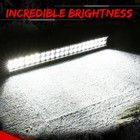 28inch Led Work Light Bar 2-row Spot Flood Combo Driving Off Road Vs 30   Wiring