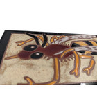 Unique Vintage 1990 s Elaine Cain Decorative Tile Yellowjacket Insect Wasp 3 x5 