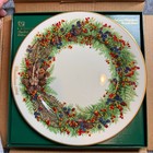 81-93  13 Lenox Limited Edition Colonial Christmas Wreath Series Plates Full Set
