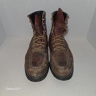 Vintage Red Wing 404 Supersole Moc Toe Work Boots Brown Leather Usa Men s 10 5