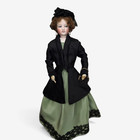 Antique French Fashion Doll Poup  e Attributed Gaultier Fg Bisque Head 44cm