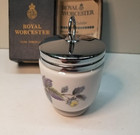 Vintage 70s Royal Worcester King Size Egg Coddler June Garland Pattern 4 